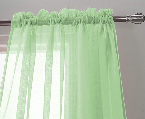 Adore the Decor™ Sheer Rod Pocket 54 x 84in. Single Curtain Panel